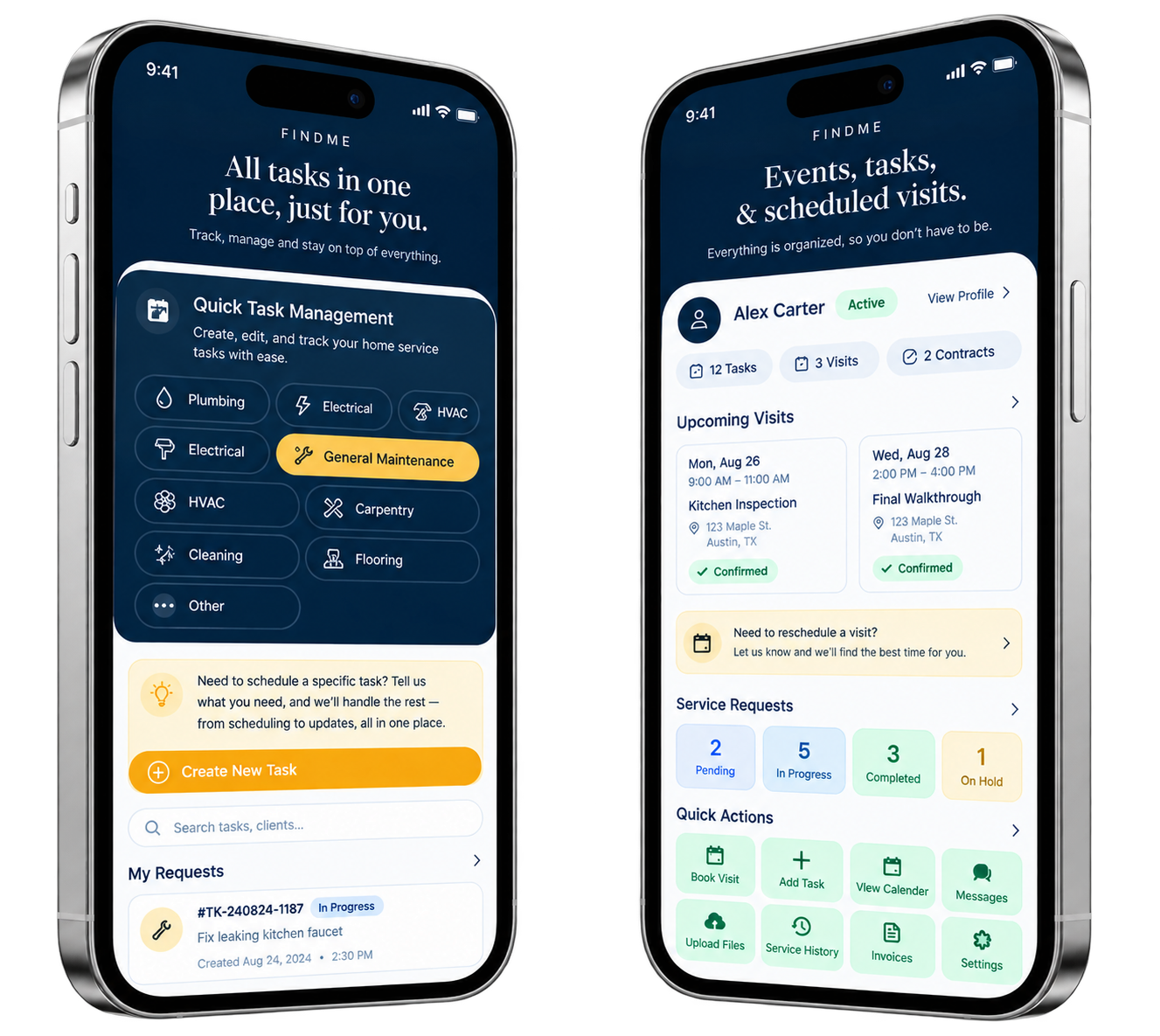 FlyQuote Mobile App Interface on iOS and Android